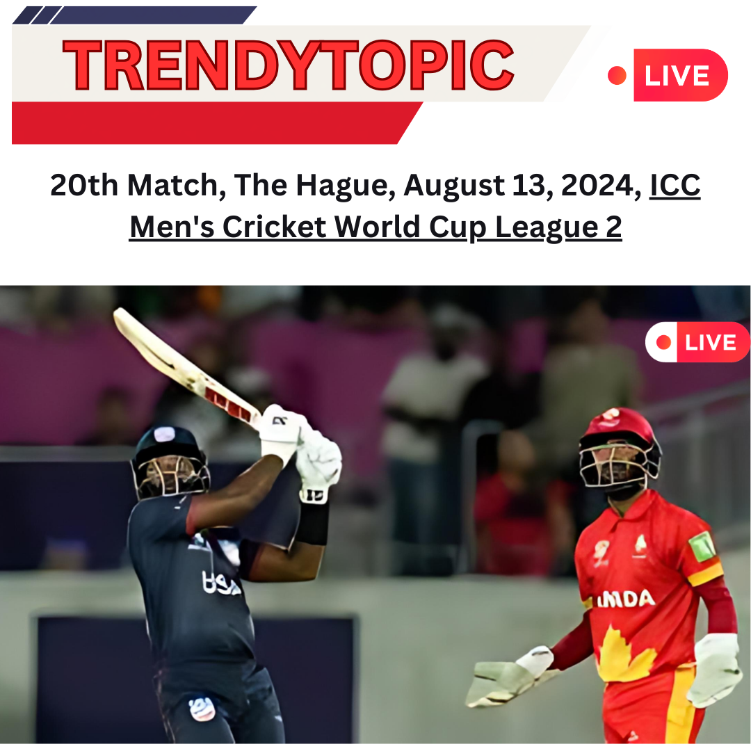 20th Match, The Hague, August 13, 2024, ICC Men's Cricket World Cup League 2